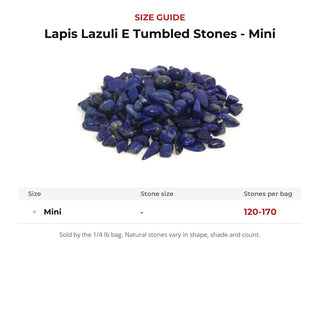 Lapis Lazuli E Tumbled Stones - Mini from Stonebridge Imports