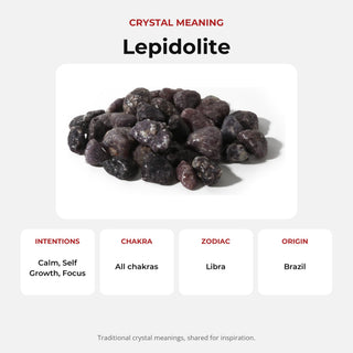 Lepidolite Semi-Polished Tumbled Stones from Stonebridge Imports