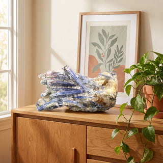 Blue Kyanite Cluster U#120 - 14" from Stonebridge Imports