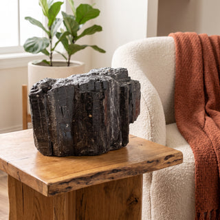 Black Tourmaline Cut Base Tower #6 from Stonebridge Imports
