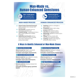 Side 2: lab-growing methods, enhancement treatments and 6 ways to identify enhanced or man-made stones