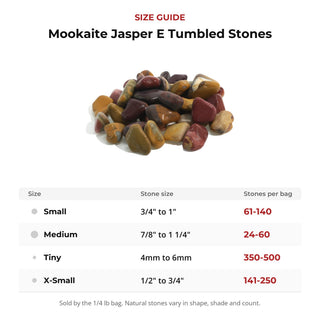 Mookaite Jasper E Tumbled Stones from Stonebridge Imports
