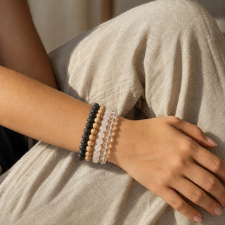 Moonstone Bead Bracelet from Stonebridge Imports