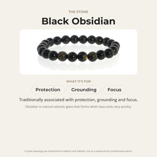 Black Obsidian stone card: what it is traditionally associated with, chakra and zodiac