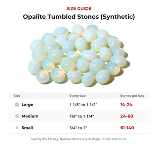 Opalite Tumbled Stones (Synthetic) from Stonebridge Imports