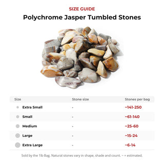 Polychrome Jasper Tumbled Stones from Stonebridge Imports