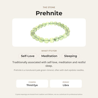 Prehnite Bead Bracelet from Stonebridge Imports