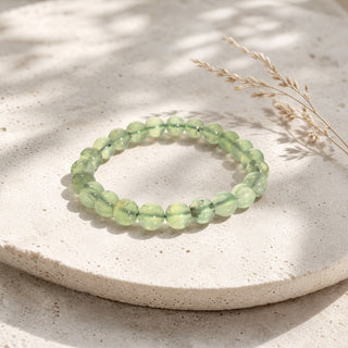 Prehnite Bead Bracelet from Stonebridge Imports