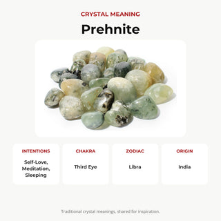 Prehnite Tumbled Stone 'B' (India) - 1lb bag from Stonebridge Imports