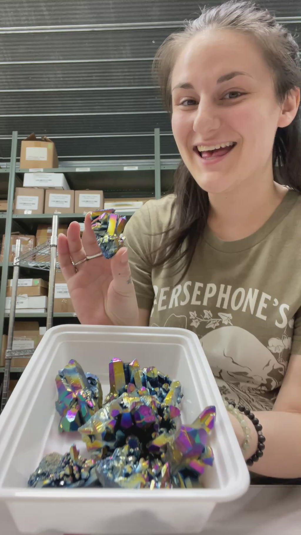 Titanium-Aura Quartz Cluster OTT Bundle (Enhanced) from Stonebridge Imports