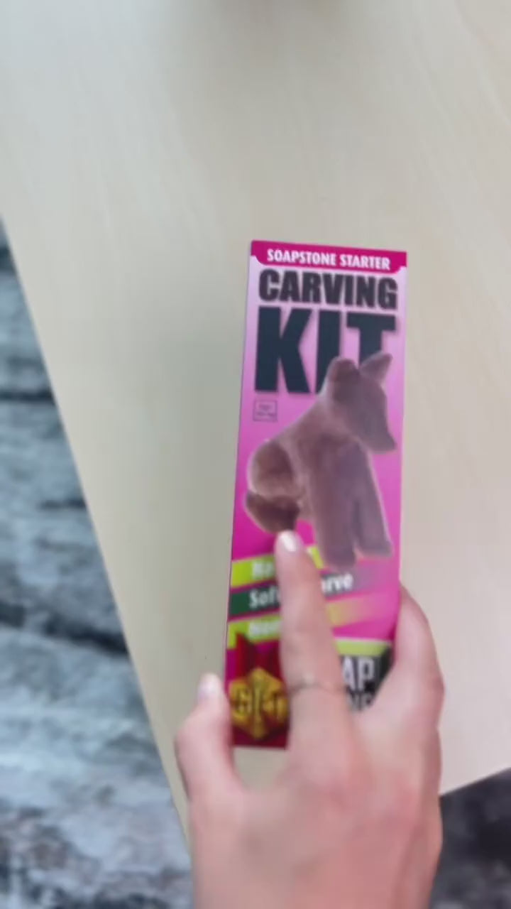 Starter Carving Kit - soapstone carving video