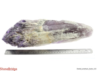 Amethyst Elestial Quartz Cluster U#10 - 15"    from Stonebridge Imports