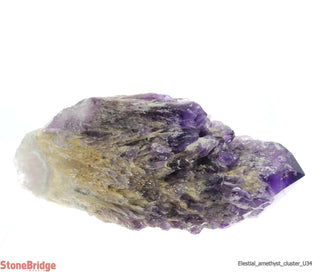 Amethyst Elestial Quartz Cluster U#34 - 9"    from Stonebridge Imports