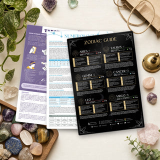 Divination & Intuition QuickStudy guides on a shop counter