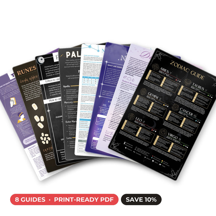 QuickStudy Guide 2.0 - Divination & Intuition Bundle (PDF Files)