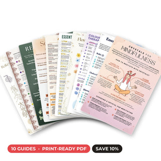 Healing Modalities QuickStudy bundle: 10 guides, print-ready PDF files