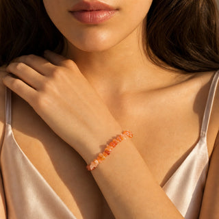 Red Aventurine Chip Bracelet from Stonebridge Imports