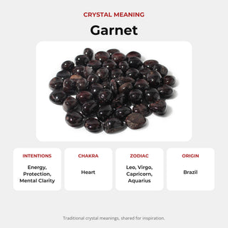 Red Garnet A Tumbled Stones from Stonebridge Imports