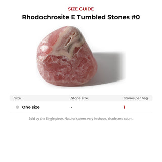Rhodochrosite E Tumbled Stones #0 from Stonebridge Imports