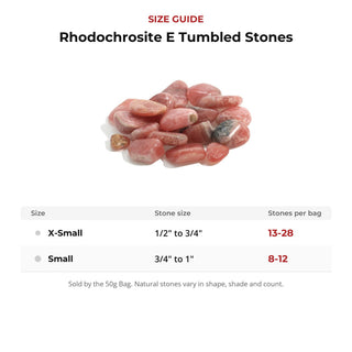 Rhodochrosite E Tumbled Stones from Stonebridge Imports
