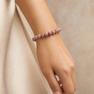 Rhodonite Bead Bracelet from Stonebridge Imports