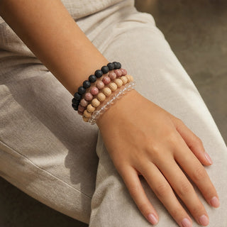 Rhodonite Bead Bracelet from Stonebridge Imports