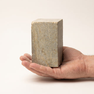 3x3x5 Carving Block - held in one hand for scale