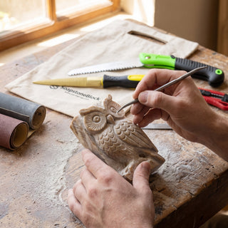 Intermediate Carving Kit - detailing with a riffler