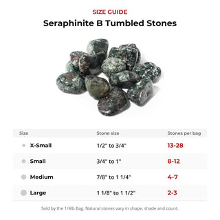 Seraphinite B Tumbled Stones from Stonebridge Imports