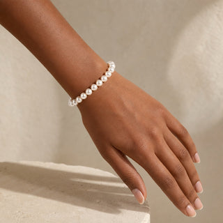 Shell Round Bracelet - 8mm from Stonebridge Imports