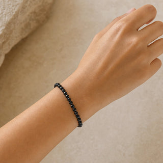 Shungite Bracelet Round - 6mm from Stonebridge Imports