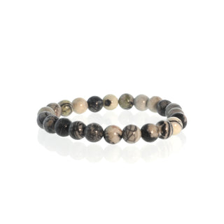 Silk Stone Round Bracelet - 8mm from Stonebridge Imports