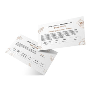 Stone Meaning Cards - Smoky Quartz - 10 Pack from Stonebridge Imports