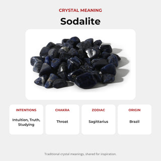 Sodalite A Tumbled Stones - Brazil from Stonebridge Imports