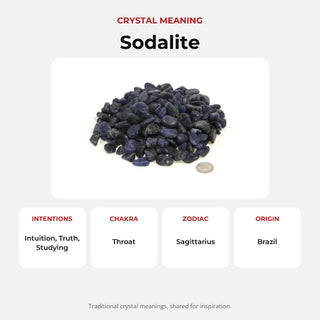 Sodalite E Tumbled Stones - Brazil from Stonebridge Imports