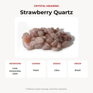 Strawberry Quartz Tumbled Stones from Stonebridge Imports