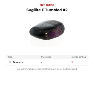 Sugilite E Tumbled #2 from Stonebridge Imports