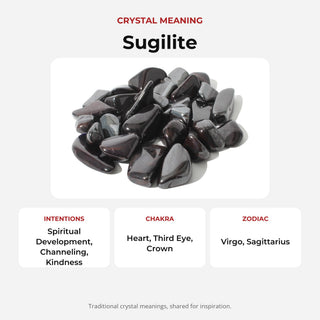 Sugilite in Matrix Tumbled Stones from Stonebridge Imports