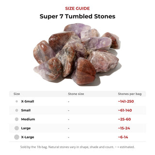 Super 7 Tumbled Stones from Stonebridge Imports