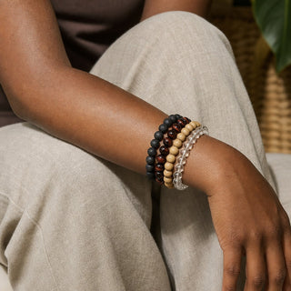 Tiger's Eye Red Bead Bracelet from Stonebridge Imports