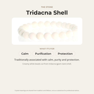 Tridacna Round Bracelet - 8mm from Stonebridge Imports