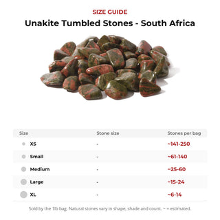 Unakite Tumbled Stones - South Africa from Stonebridge Imports