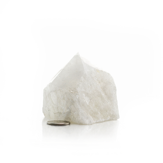 White Quartz Cut Base, Polished Point Tower #2    from Stonebridge Imports