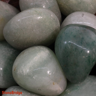 Green Aventurine Tumbled Stones - India    from Stonebridge Imports