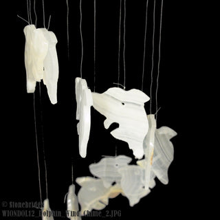 White Onyx - Dolphins - Wind Chime    from Stonebridge Imports