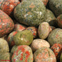 Unakite Tumbled Stones - India    from Stonebridge Imports