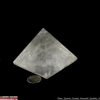 Clear Quartz A Pyramid #6 - 2 1/2" to 2 3/4" Wide    from Stonebridge Imports