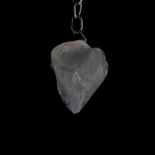 Keychain - Rose Quartz Tumbled    from Stonebridge Imports