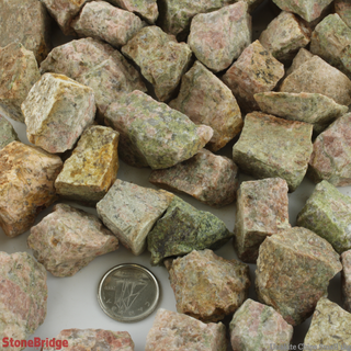 Unakite Chips - Small    from Stonebridge Imports