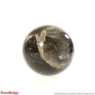 Smoky Quartz A Sphere - Large #7 - 3 1/2"    from Stonebridge Imports